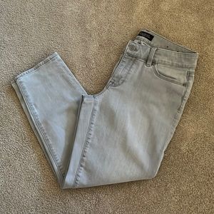 Talbots gray boyfriend jeans size 8petite